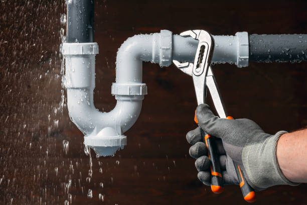 Professional Drain Cleaning technician working in Bondville, IL